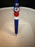 Uncle Sam rhinestone ink pen