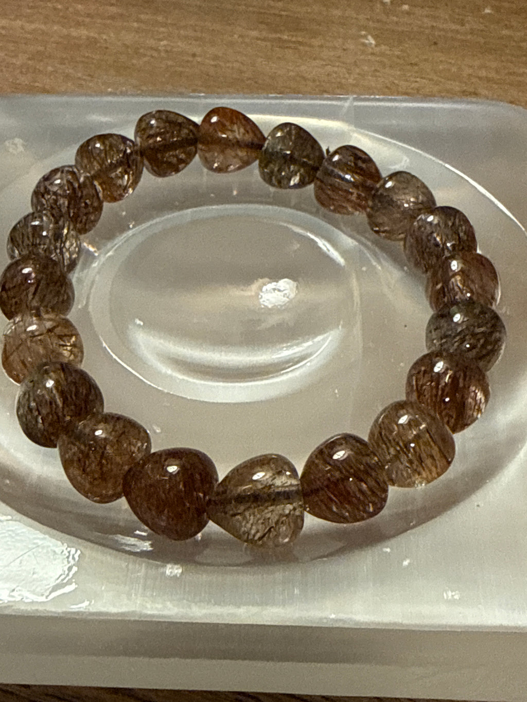 Black Golden Super 7 bead bracelet