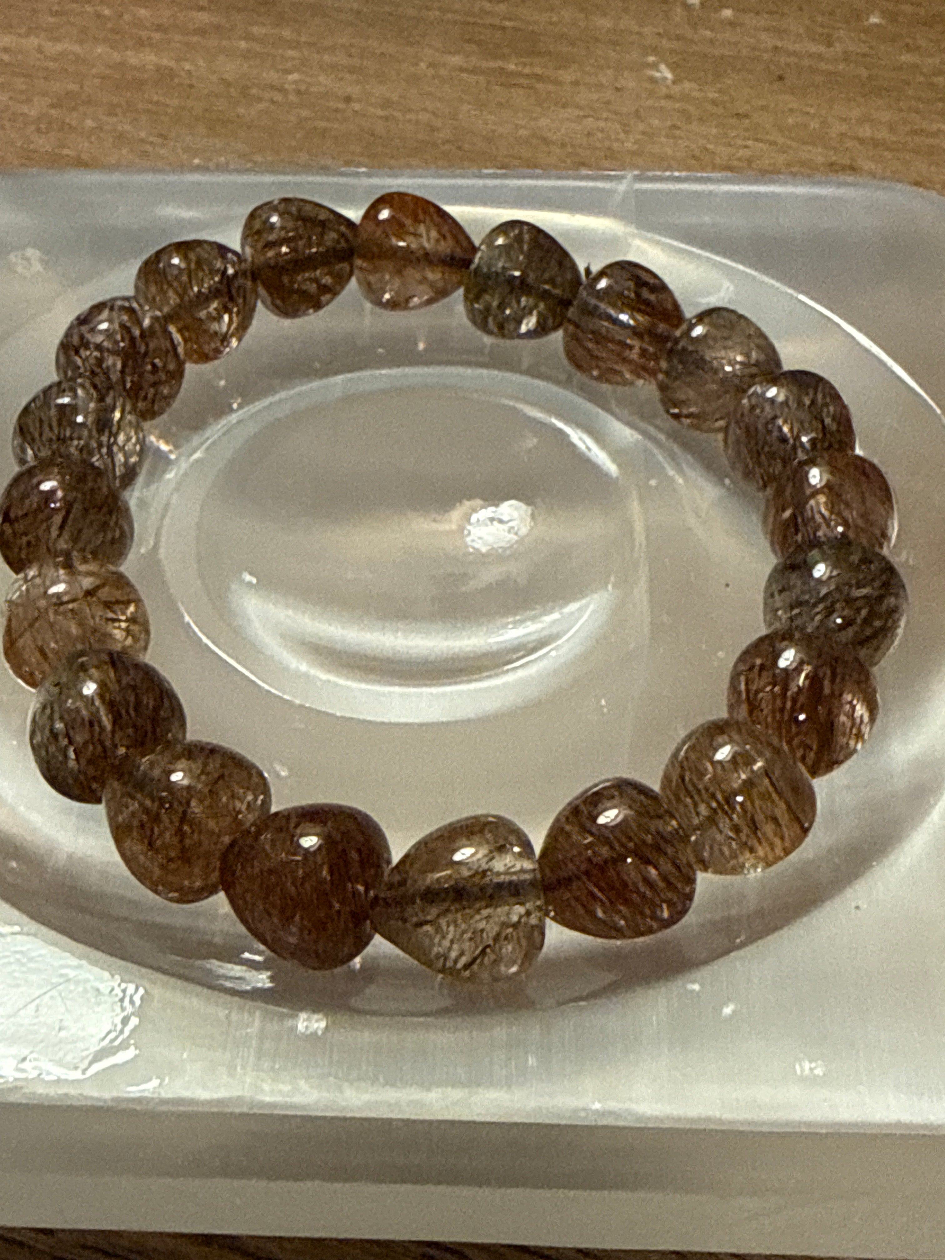 Black Golden Super 7 bead bracelet