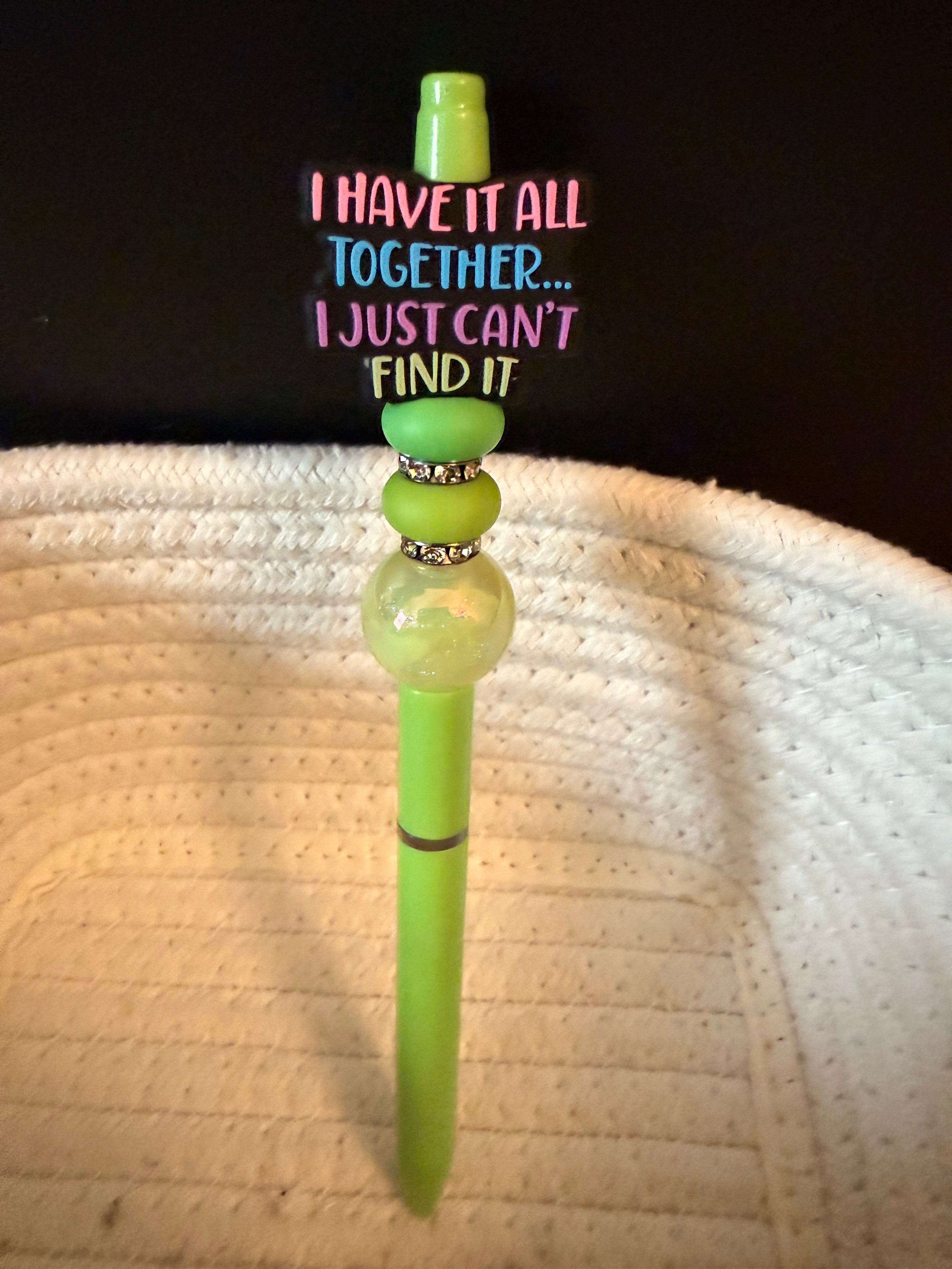 Have it all together….ink pen