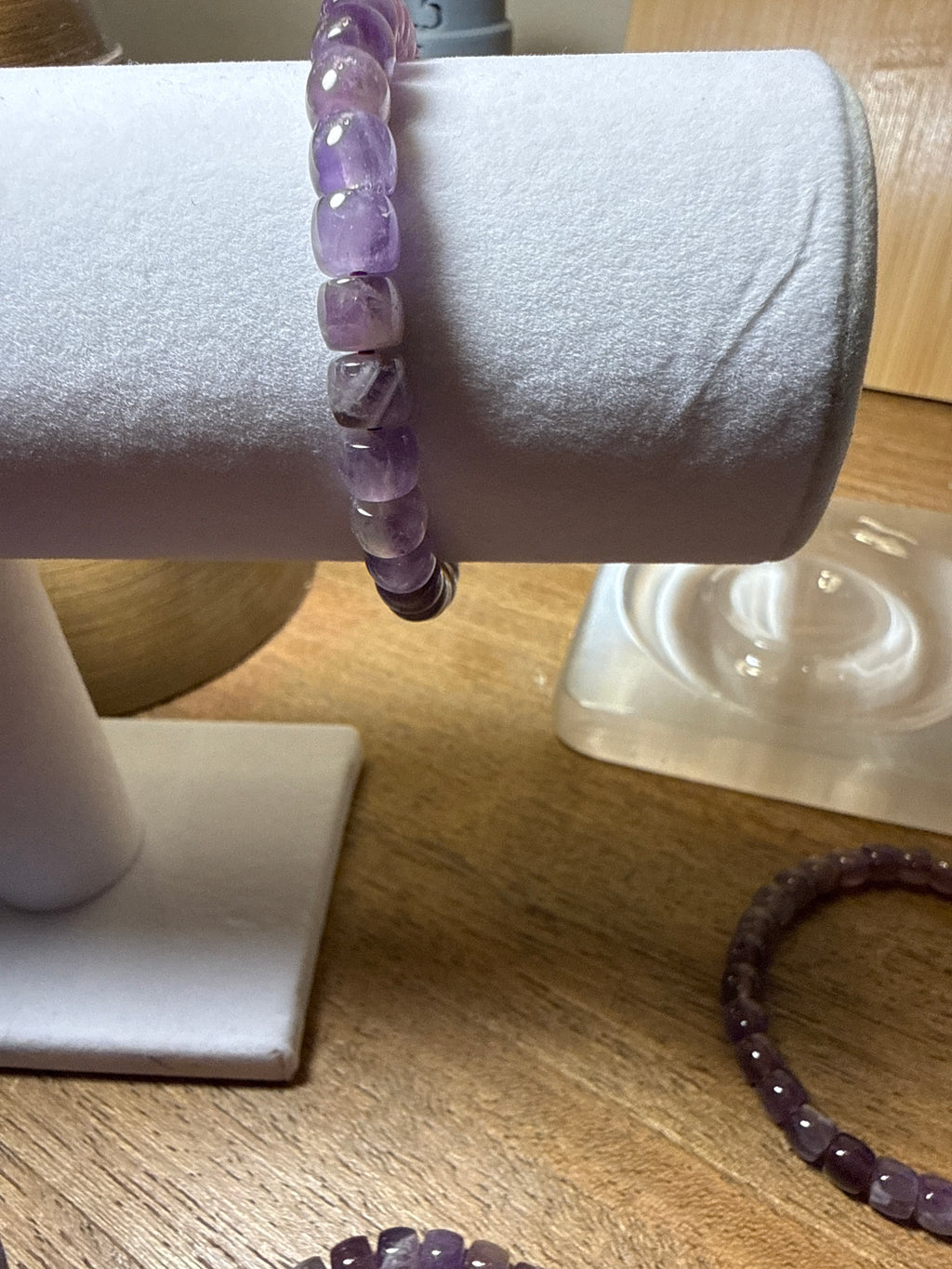 Amethyst Bead Bracelet
