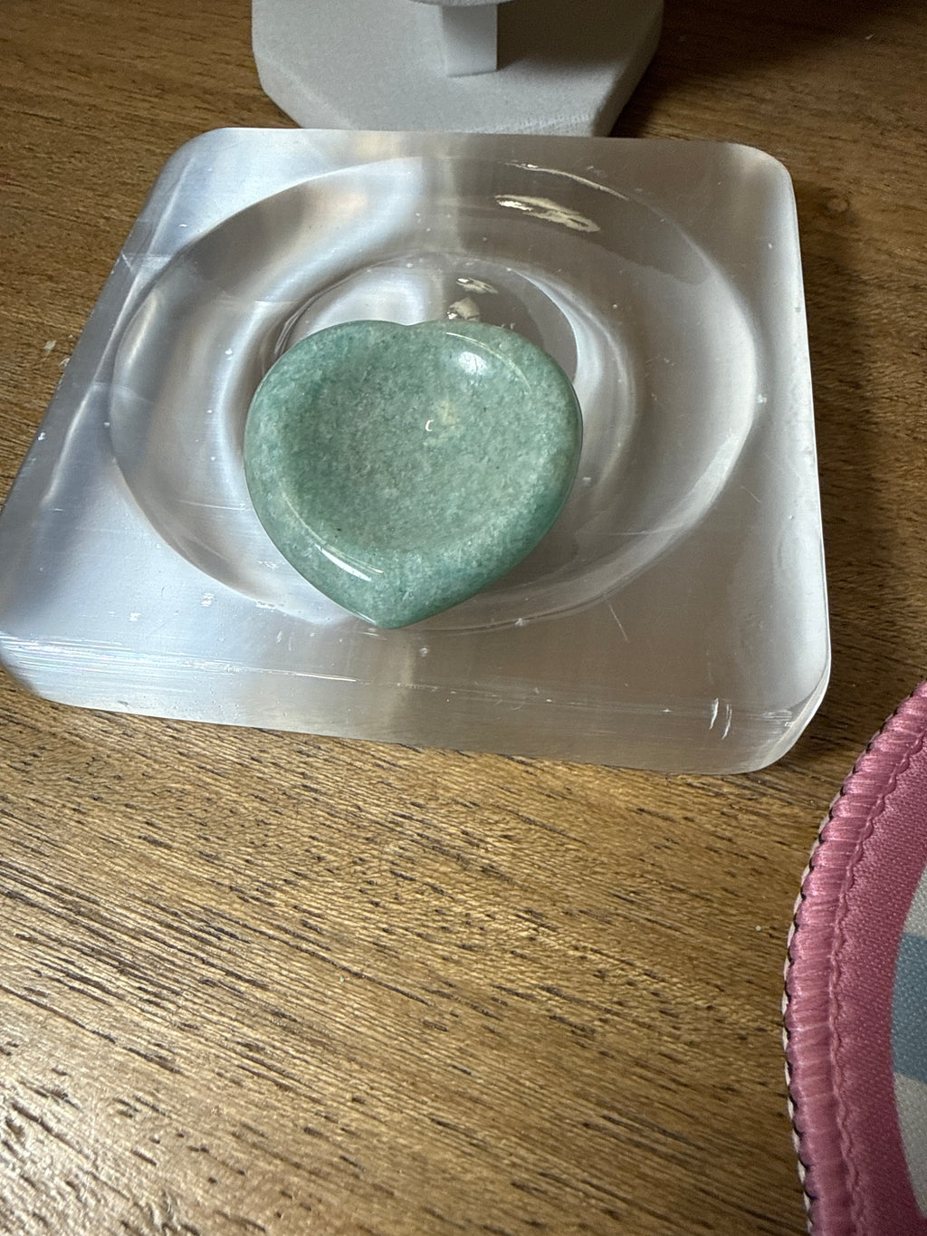 Aventurine  Heart Shaped Worry Stone