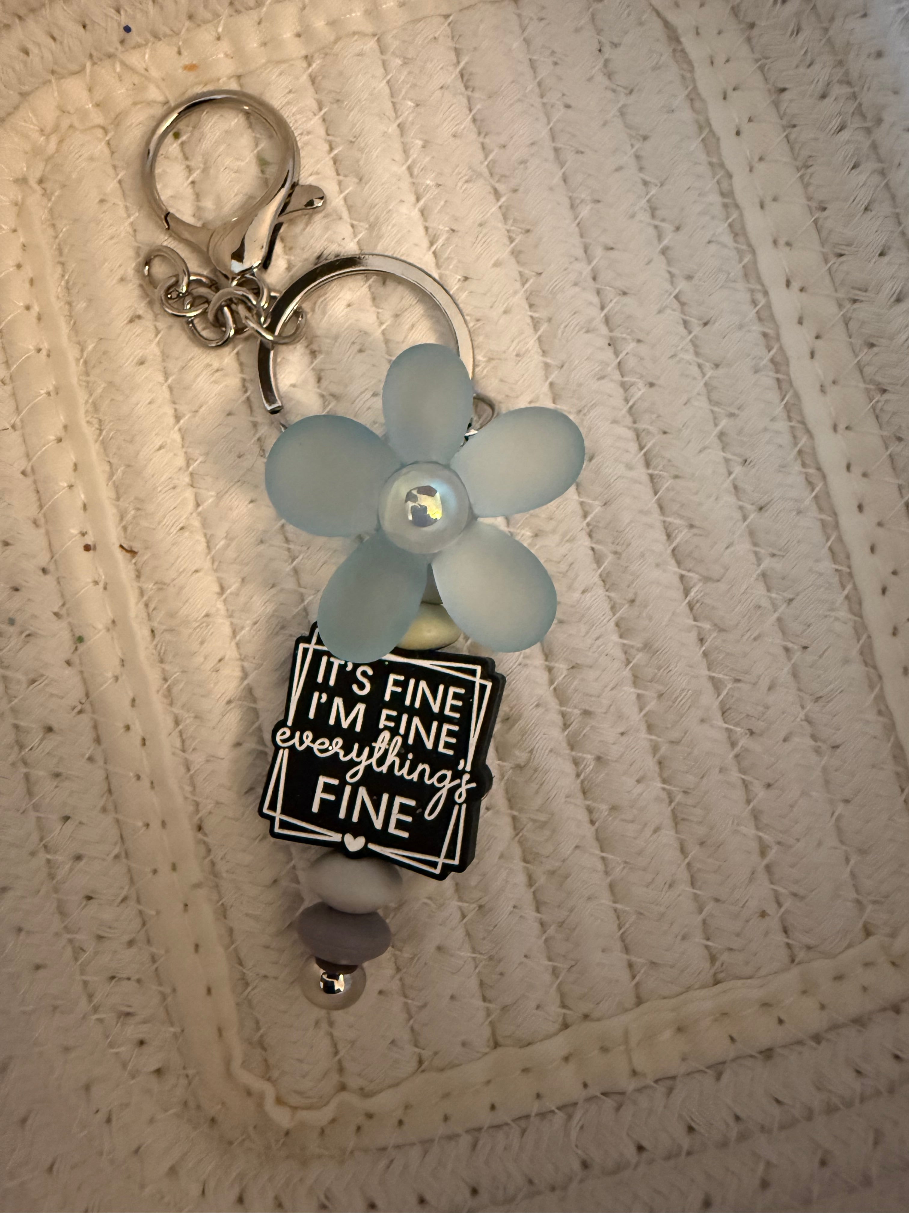 Everything is fine keyring