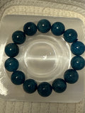 Blue Apatite Bead Bracelet