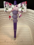 Large flower bow pen