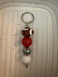 UGA football keyring