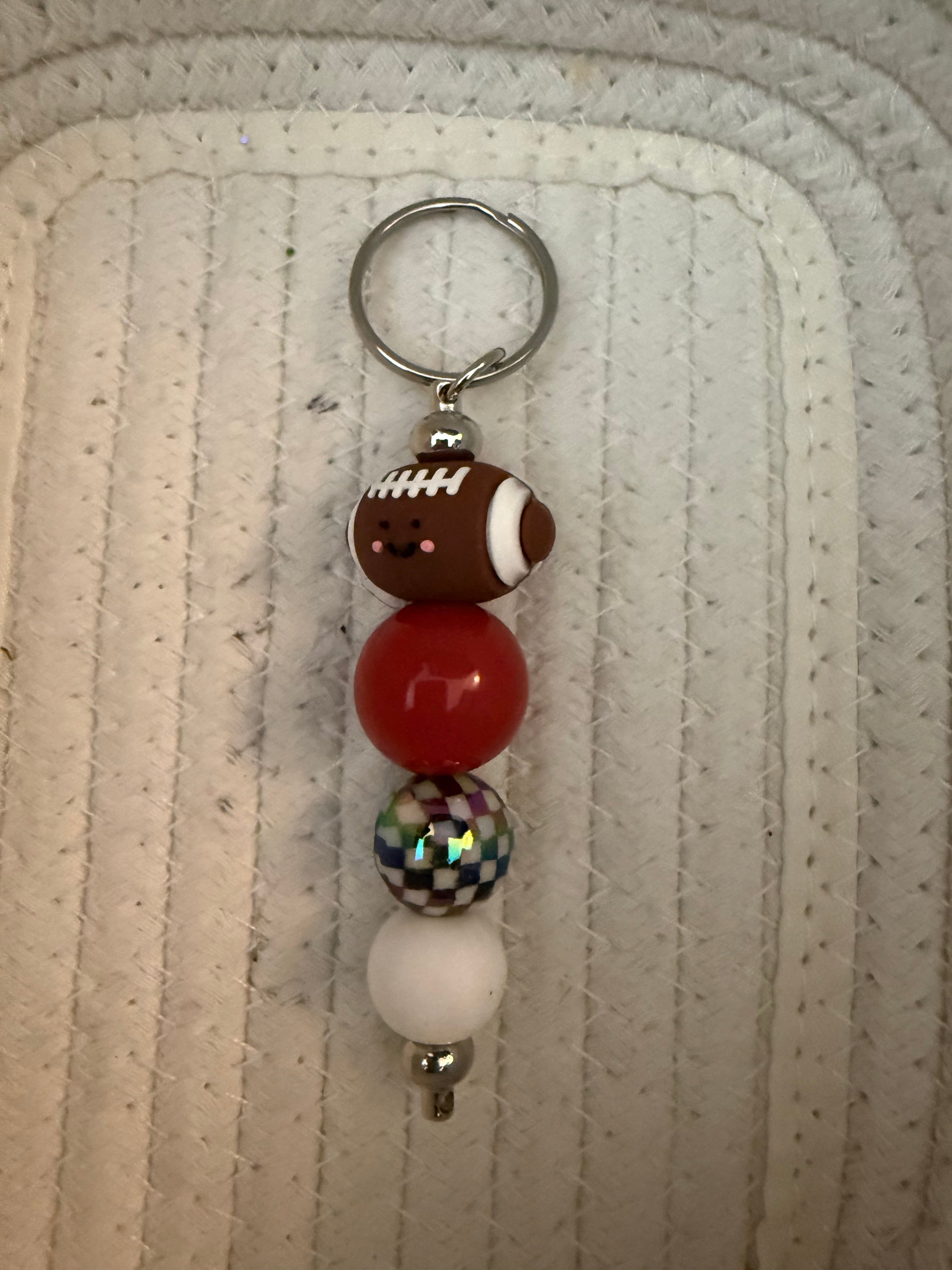UGA football keyring