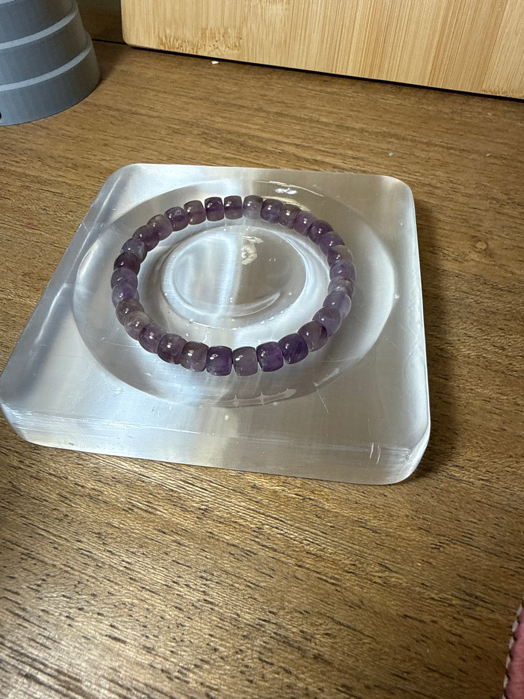 Amethyst Bead Bracelet