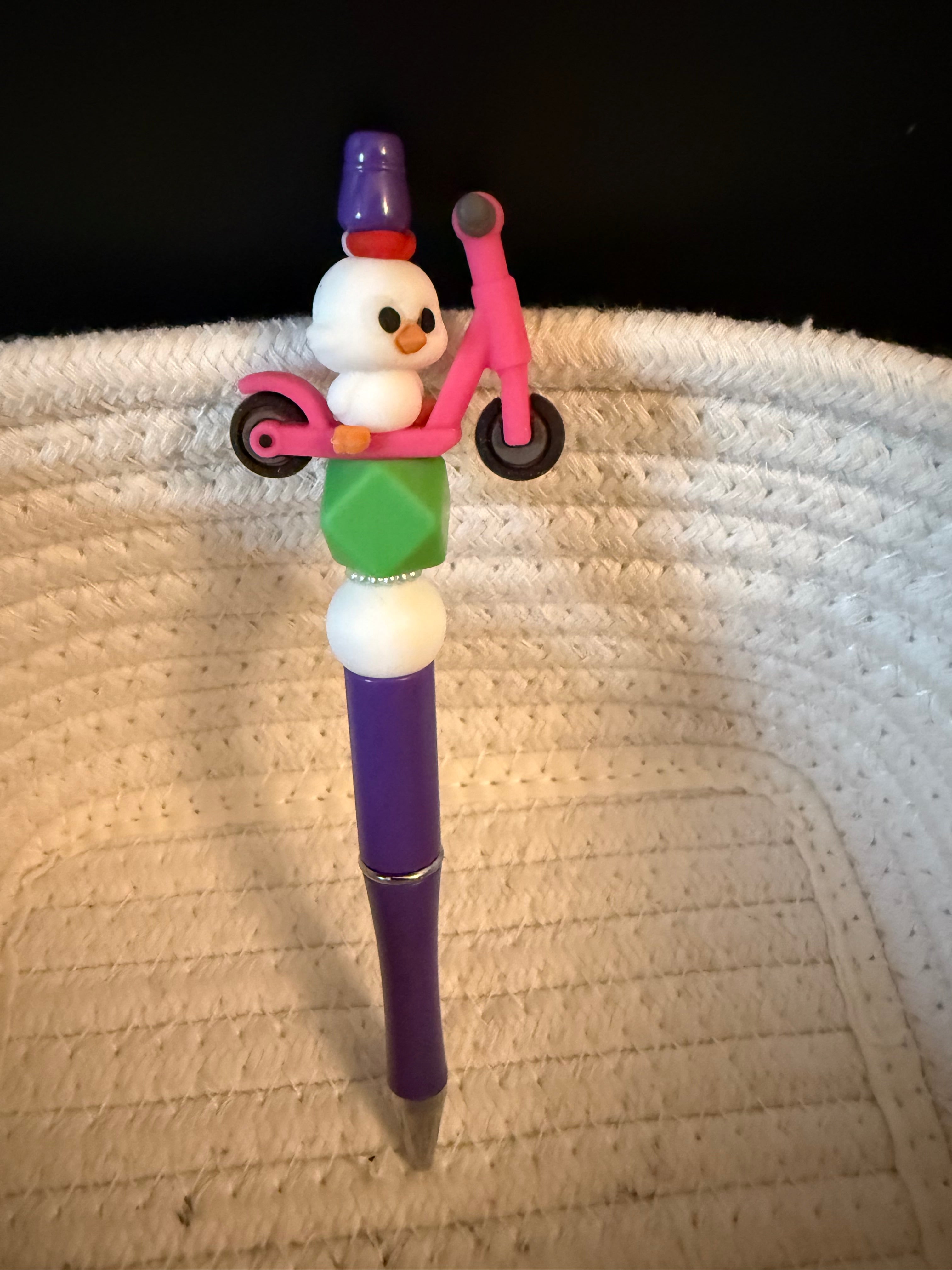 chicken little scooter ink pen