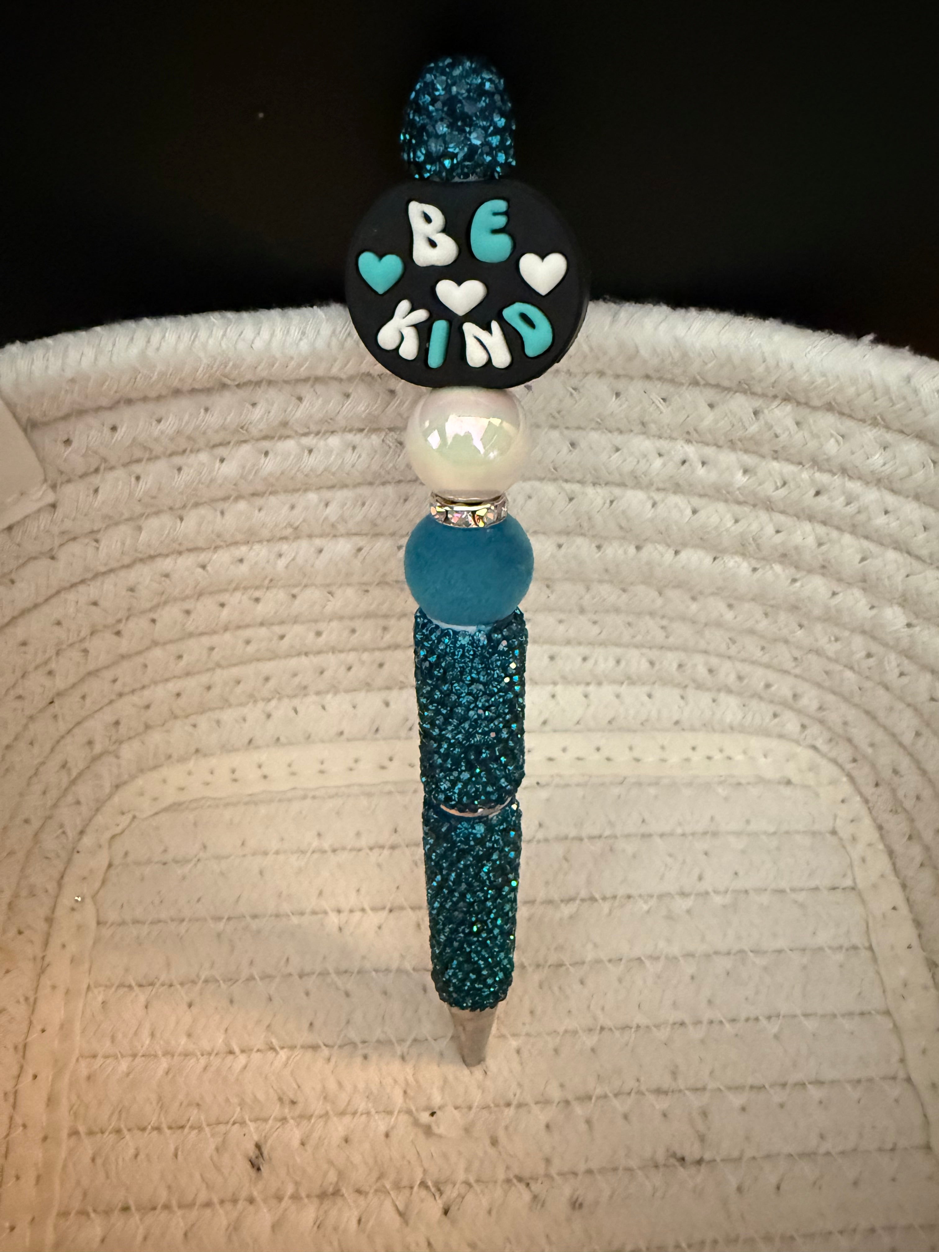 Be Kind rhinestone ink pen