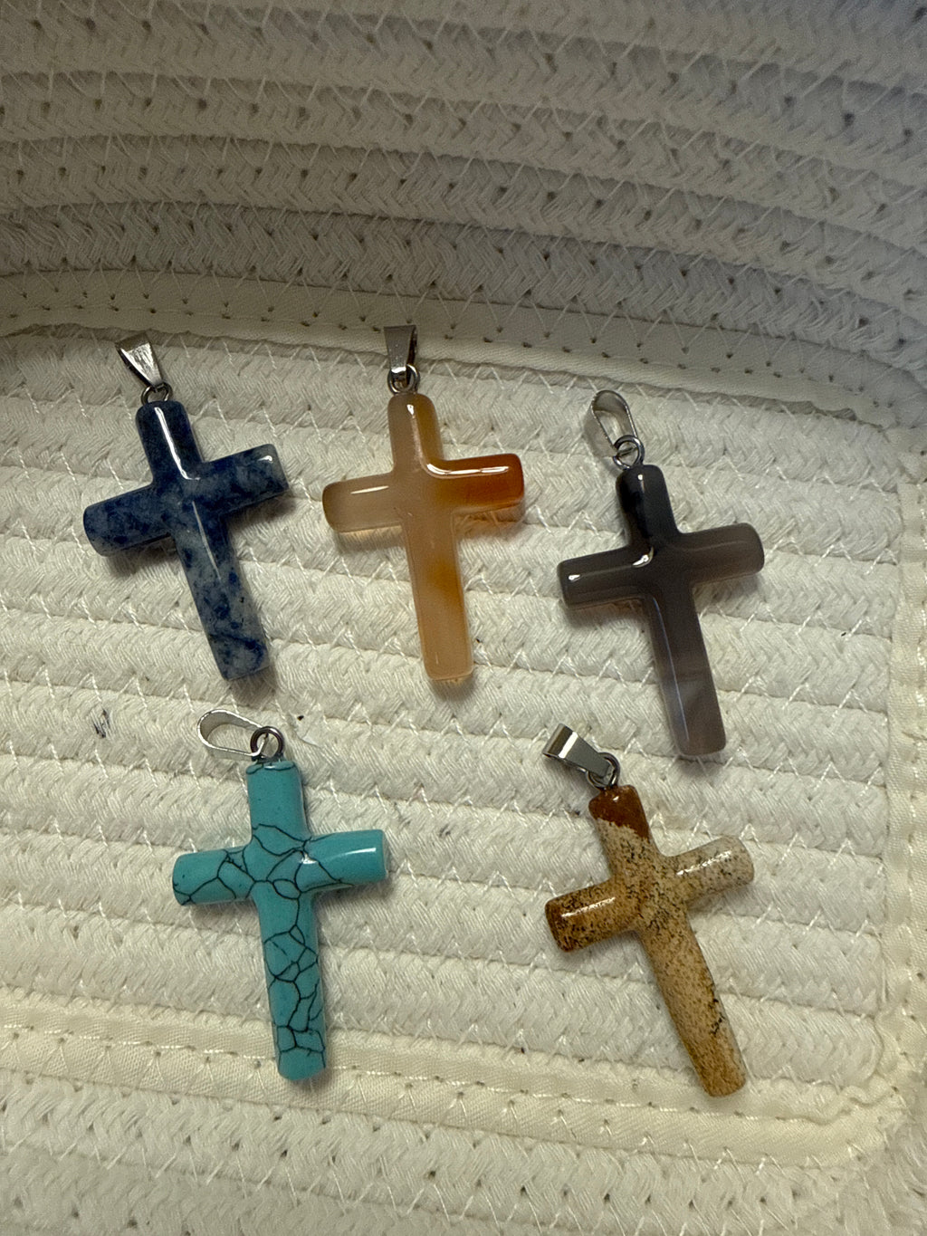 5 Cross Pendants