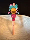 Hamburger with cute bow