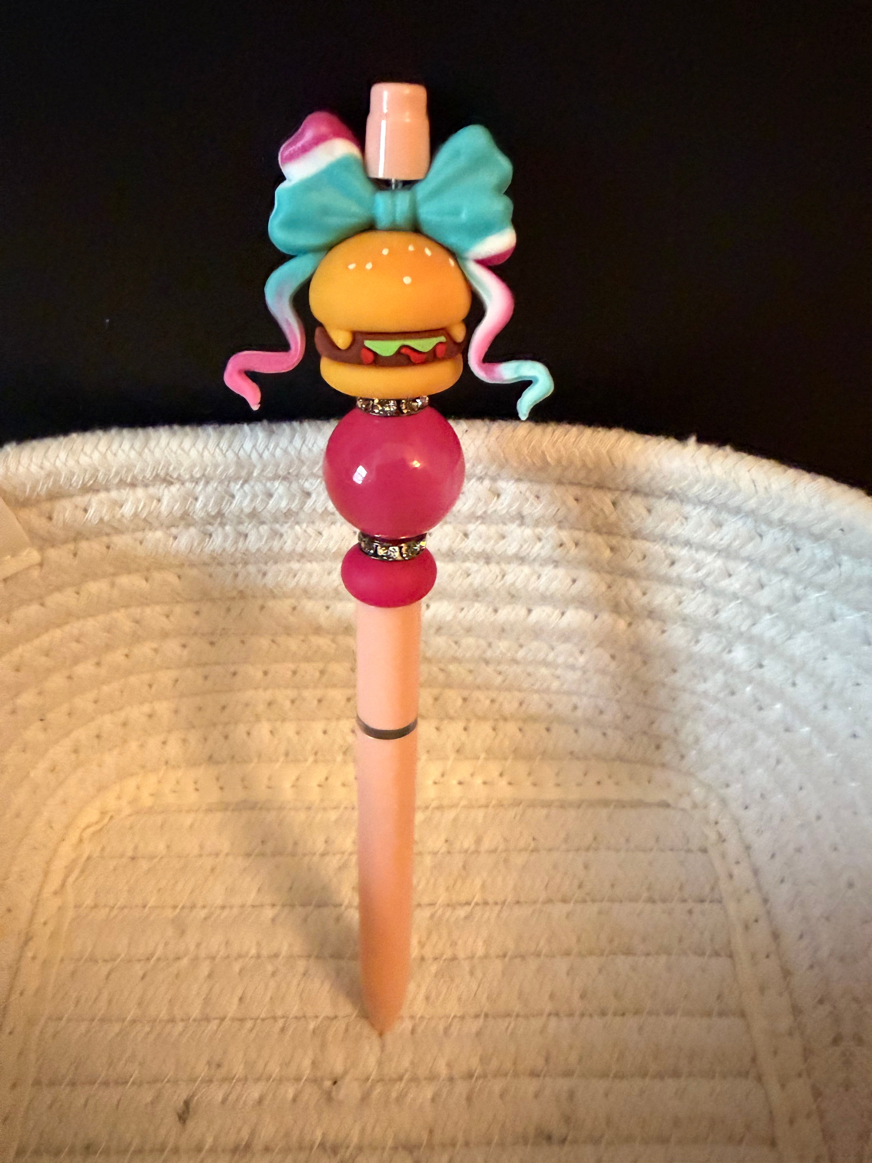 Hamburger with cute bow