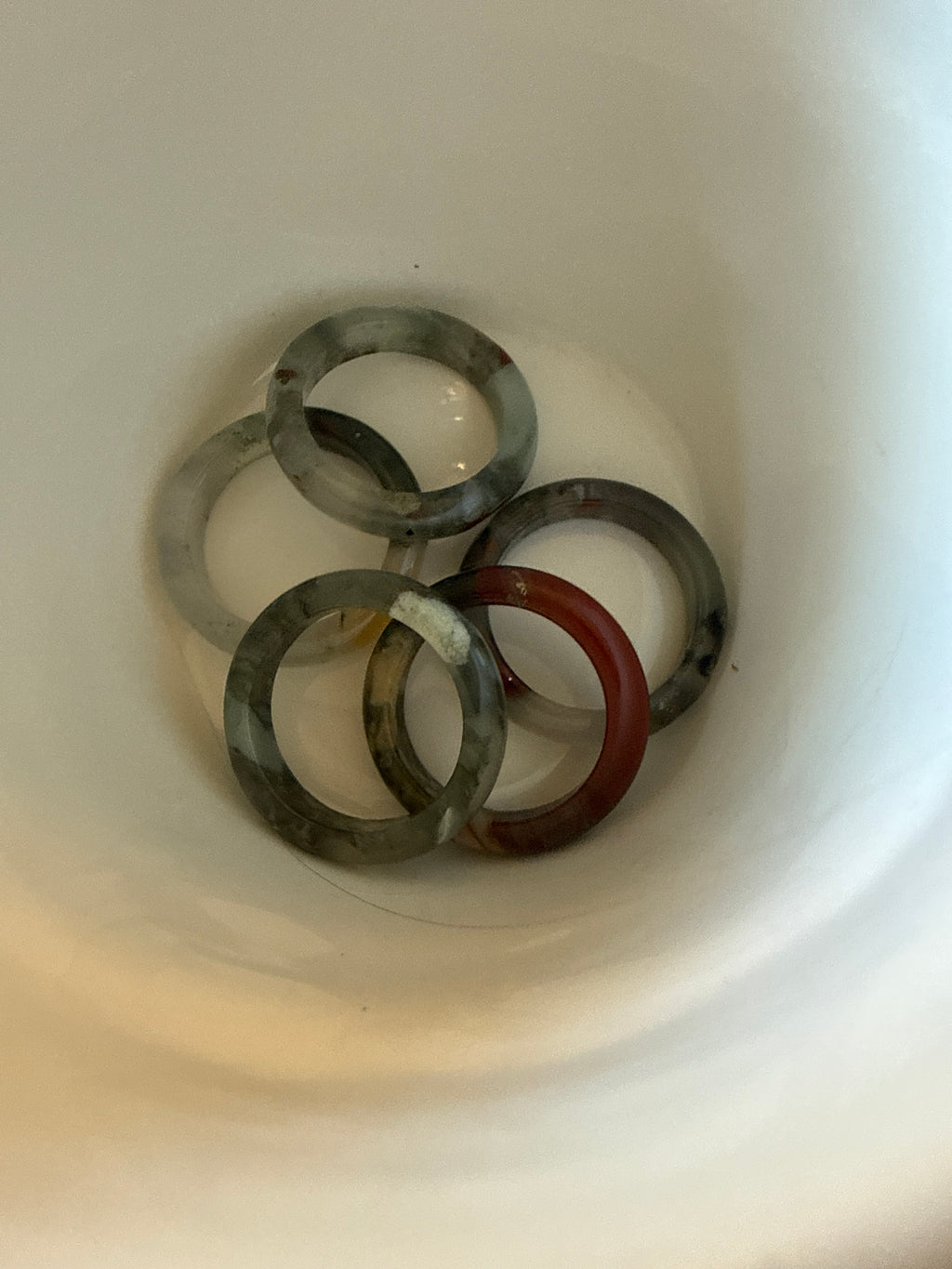African Blood Stone Band Ring