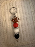 UGA football key ring