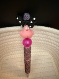 Patrick with bow on rhinestone ink pen